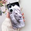 Clear For Redmi Note 14S 4G Case Cover Luxury Butterfly Love Fashion Flowers Cool Lion Cute Painted Soft Casing