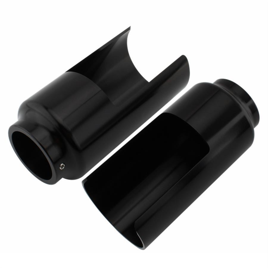 6 шт. Черные чехлы на вилку, комплект крышек для трубок для Softail Breakout FXBR FXBRS 18-21