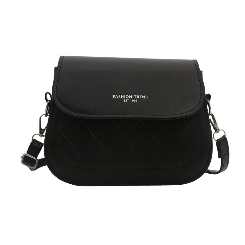 Нишевая дизайнерская сумка 2025 лето новая модная женская сумка ins стиль Гонконга ретро сумка-седло универсальная маленькая квадратная сумка