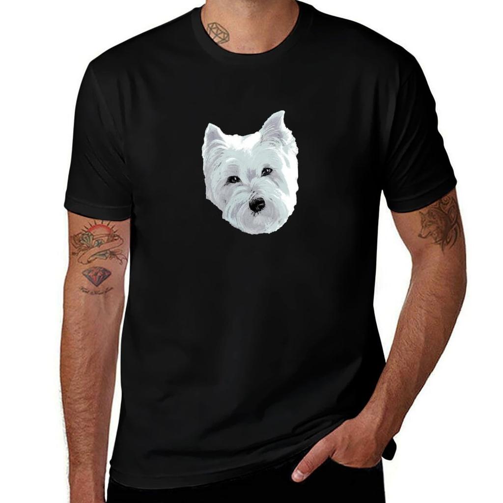 Westie Wonder Face Tshirt Holiday Vacation Tee Shirt