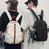 Children's Small Schoolbag, College Students' Simple Girls' New Small Backpack, Fashionable Men's and Girls' Contrasting Color Backpack.