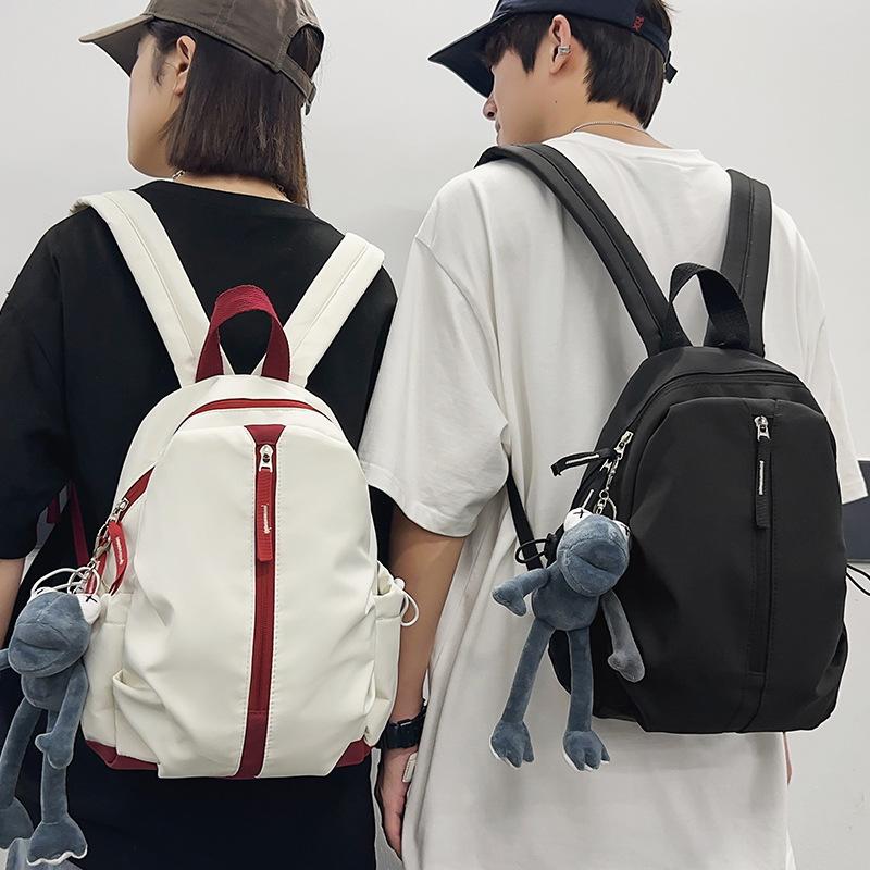 Children's Small Schoolbag, College Students' Simple Girls' New Small Backpack, Fashionable Men's and Girls' Contrasting Color Backpack.