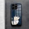 Sawako Phone Case For IPhone 17 Air 16 E Pro Max 15 14 13 Mini 12 Pro 11 Max Plus Black Glass Cover