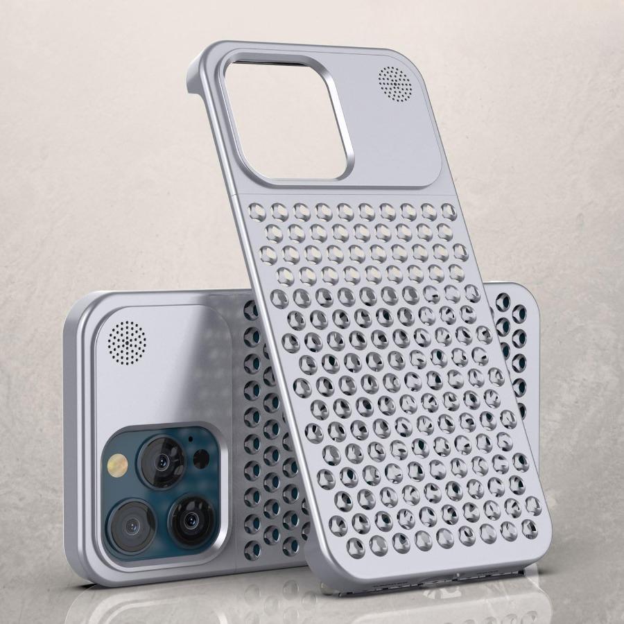 Изысканный чехол Aromatherapy 16 Pro Max для IPhone 15 14 Plus 13 12 Pro Max Алюминиевый Металлический Безрамочный Антицарапающий Роскошный Чехол