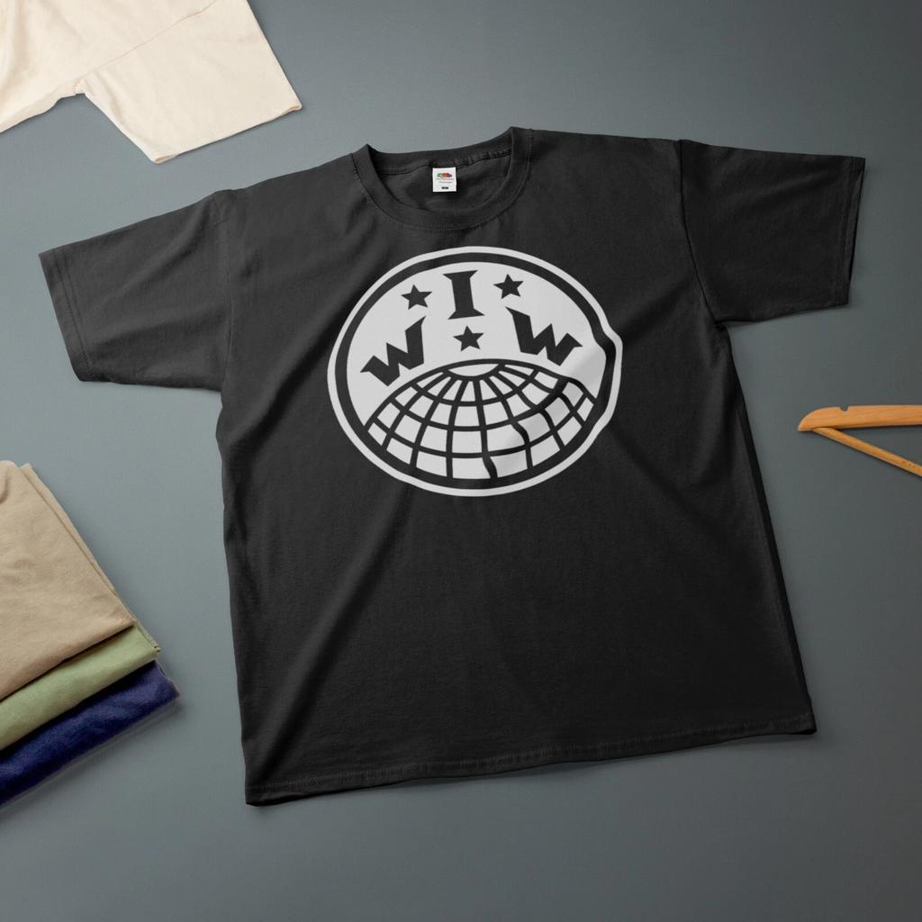 Industrial Workers of the World White Text unisex T-Shirt Various Sizes & Colours Tee