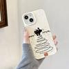 Чехол для телефона Marry Christmas Tree Cartoon Cute Cat для iPhone 16 15 14 13 12 11 Pro Max X XR XS 7 8 15 Plus SE с рождественским узором, противоударный чехол для телефона