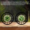 Rustic Farmhouse 25cm Round Iron Wall Clock with Large Roman Numeral Face