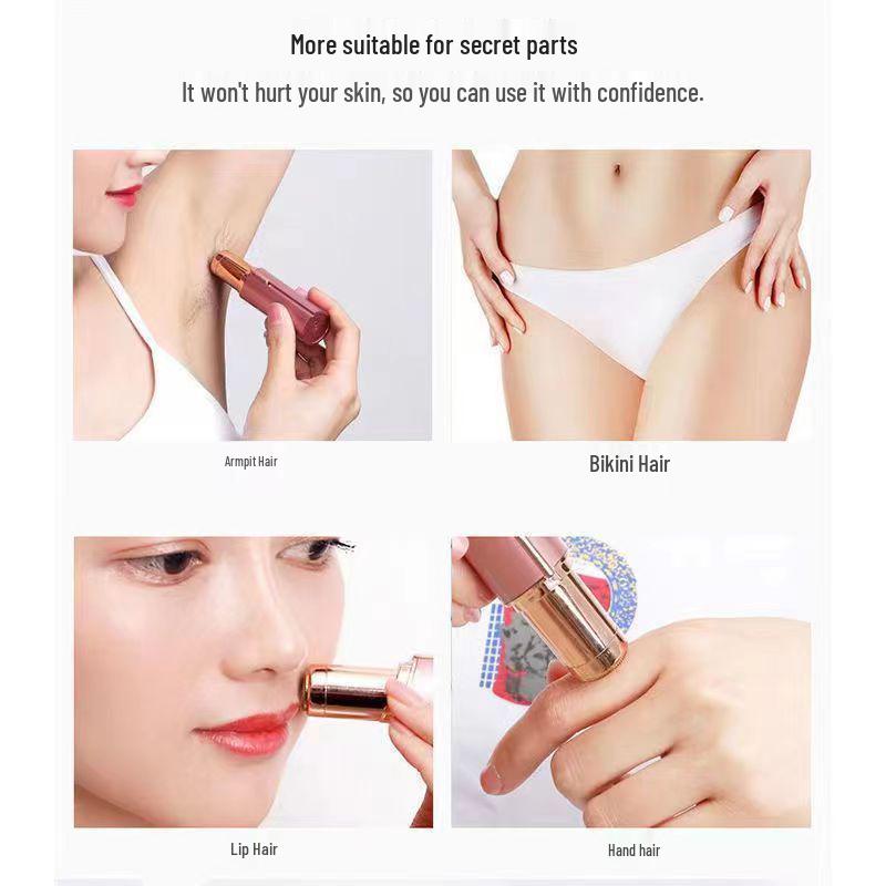 Электрический триммер для губ и бровей для женщин - Многофункциональный инструмент для личной гигиены