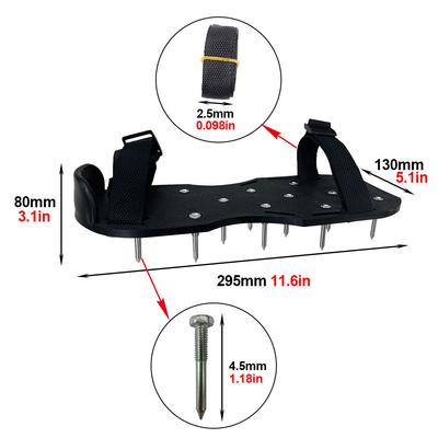 Противоскользящие гвоздевые туфли садовые инструменты обувь для рыхлой почвы цемент самовыравнивающиеся гвоздевые туфли эпоксидная краска для пола набор строительных инструментов
