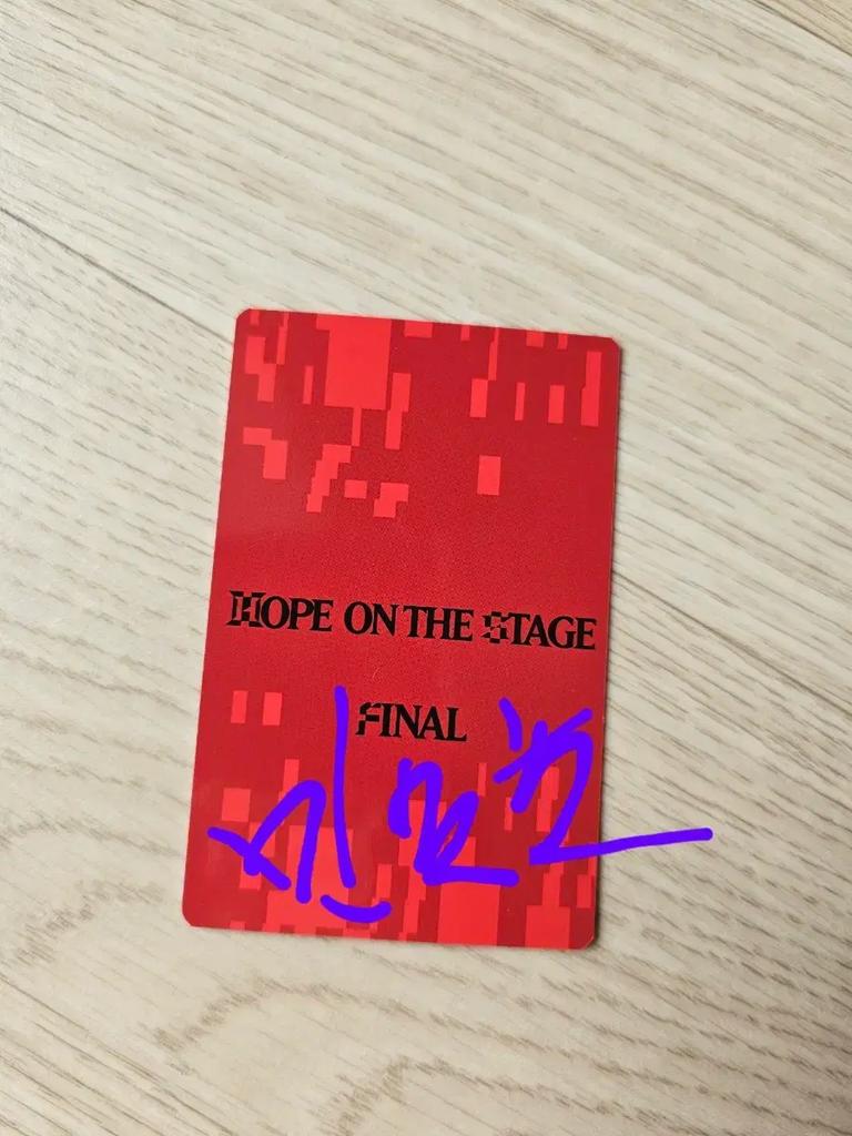 BTS J-Hope Final Hop Ounce Concert Bonus POCA