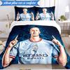 Haaland 3pcs Bedding,Including 1pc Duvet Cover And 2pcs Pillowcases Perfect for Christmas,Ideal for Bedroom, Dormitory