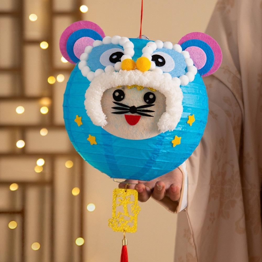 New Year Handheld Chinese Zodiac Lantern Luminous Zodiac Lantern Lantern Festival