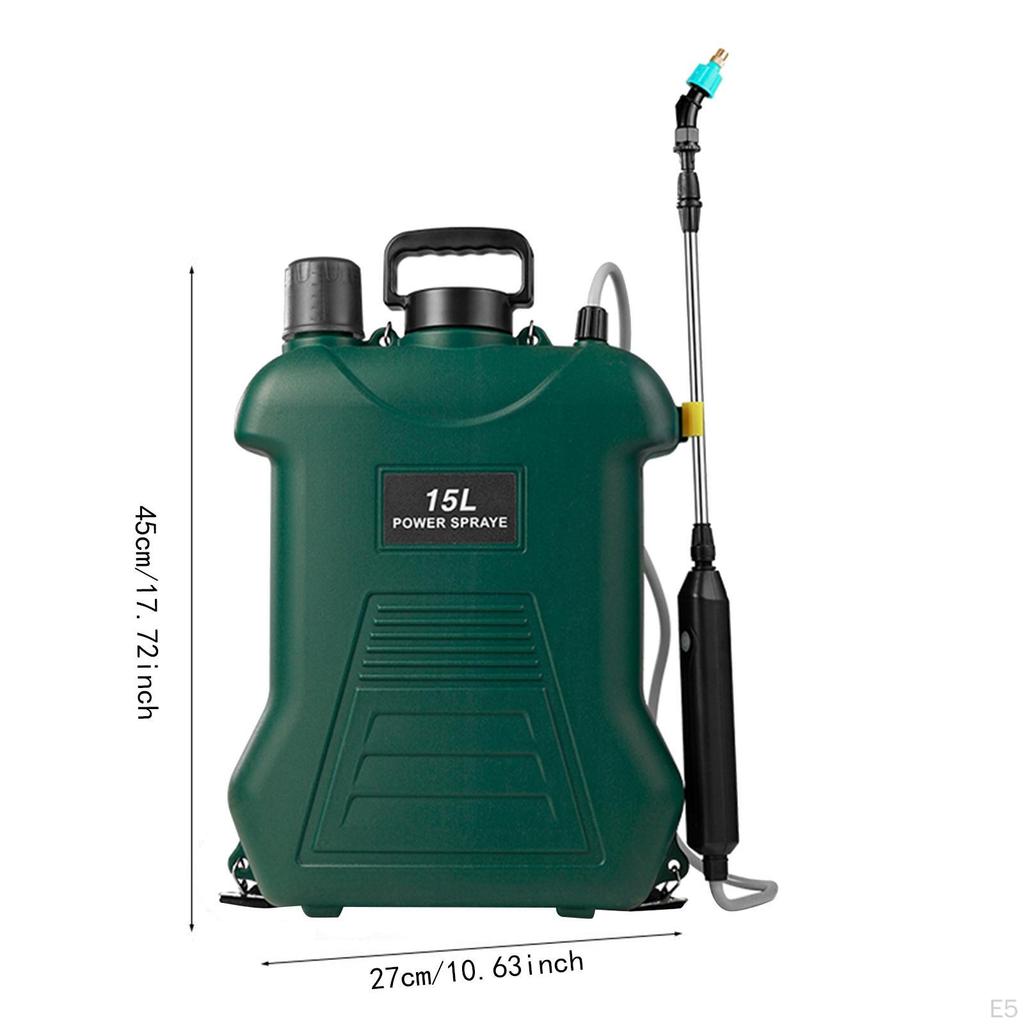 Электрический опрыскиватель сельскохозяйственный дозатор 15 л портативный регулируемый многоцелевой мощный сад