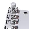 Silver Bass Bridge Metal Saddle Bridge Premium Bass Guitar Bridge  For Guitar Repair