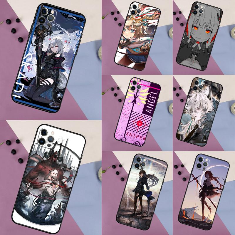 Чехол для телефона с игрой Arknights для iPhone 17 16 15 14 11 12 13 Pro Max mini XR 16e 15 16 Plus 17 Air Полное покрытие