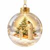 Plastic Christmas Tree Bauble Lighted Hanging Ornament New LED Light Ball  Holiday Decor