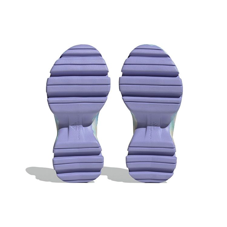 Stella McCartney X Adidas SMC Сандалии-слайды на толстой подошве, универсальные, нескользящие, женские, фиолетово-розовые, HP6713