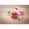 Boîte rectangulaire avec couvercle - PYREX - 1451021 - 20 x 17 cm - 1 L - Cook &amp; Heat - Base en verre borosilicate