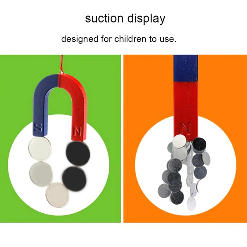 1 набор лабораторных магнитов для юных ученых для образования, инструменты для научных экспериментов, включая стержневые/кольцевые/подковообразные/магниты-компасы