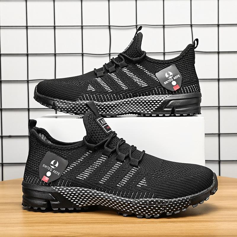Летающая спортивная обувь, новинка 2023 года, летние кроссовки, дышащая легкая сетчатая обувь, мужская повседневная обувь