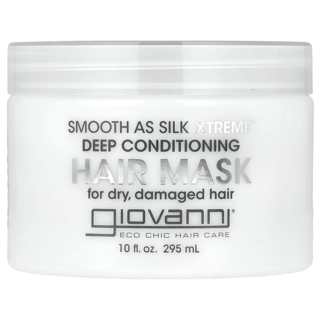 Giovanni Smooth As Silk Xtrame™, Маска для глубокого кондиционирования волос, 10 жидких унций (295 мл)