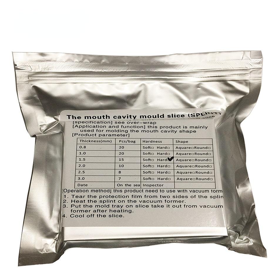 1 упаковка стоматологической фольги для вакуумного формования квадратный ортодонтический фиксатор для шины стоматологическая лаборатория термоформовочный материал