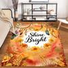 Shine Bright Carpet with Feathers, Flowers, Dreamcatcher Design Suitable for use as an anti-slip for living room bedroom sofas