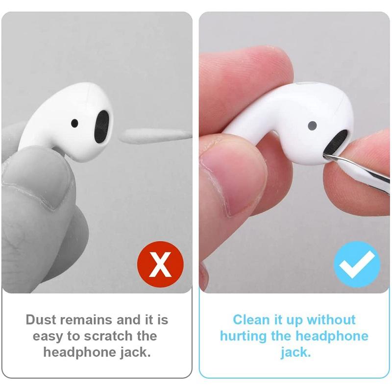 Ручка для чистки Bluetooth-наушников для Airpods, беспроводные наушники, набор для чистки наушников, чехол для гарнитуры, инструменты для чистки телефона