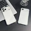 Для телефона Apple Ударопрочный прозрачный чехол Для iPhone 17 16 15 14 13 12 11 Pro Max Mini 6 7 8 Plus SE 17 Air прозрачная TPU обложка