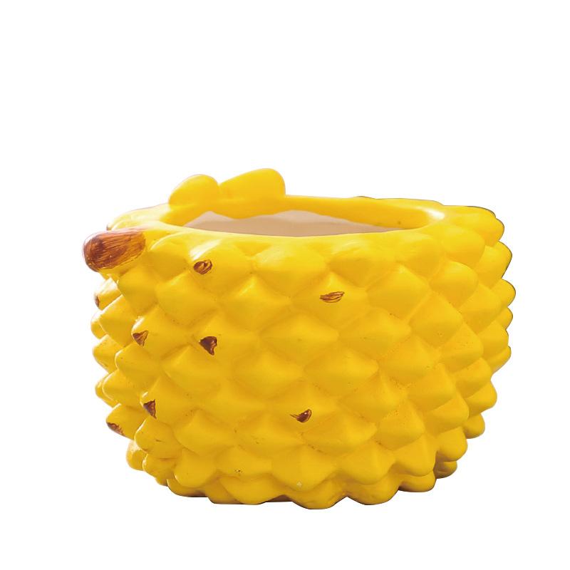 Керамический цветочный горшок ручной работы для суккулентов, милые фрукты, креативная ваза, простое украшение дома и комнаты