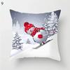 45*45cm Decorative Cushion Cover Christmas Santa Claus Pillow Cover Christmas Decoration Pillowcase Cushions For Sofa Home Gifts