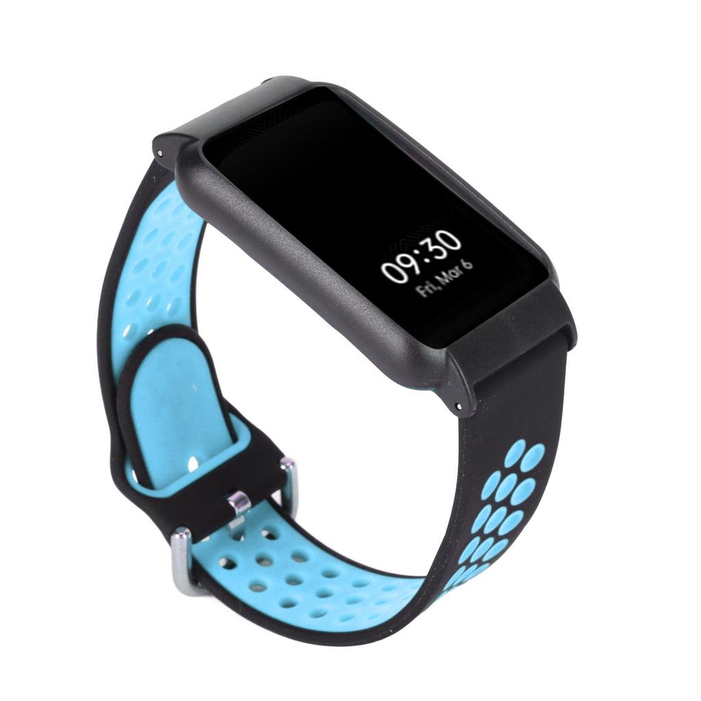 Силиконовый ремешок для часов 20 мм, мягкий дышащий, стильный, удобный, легкий для OPPO FREE Smart Watch