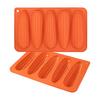 Silicone Corn Bread Stick Pan Non-Stick Tortilla Mold High Temperature Resistant Flexible Baking Mold