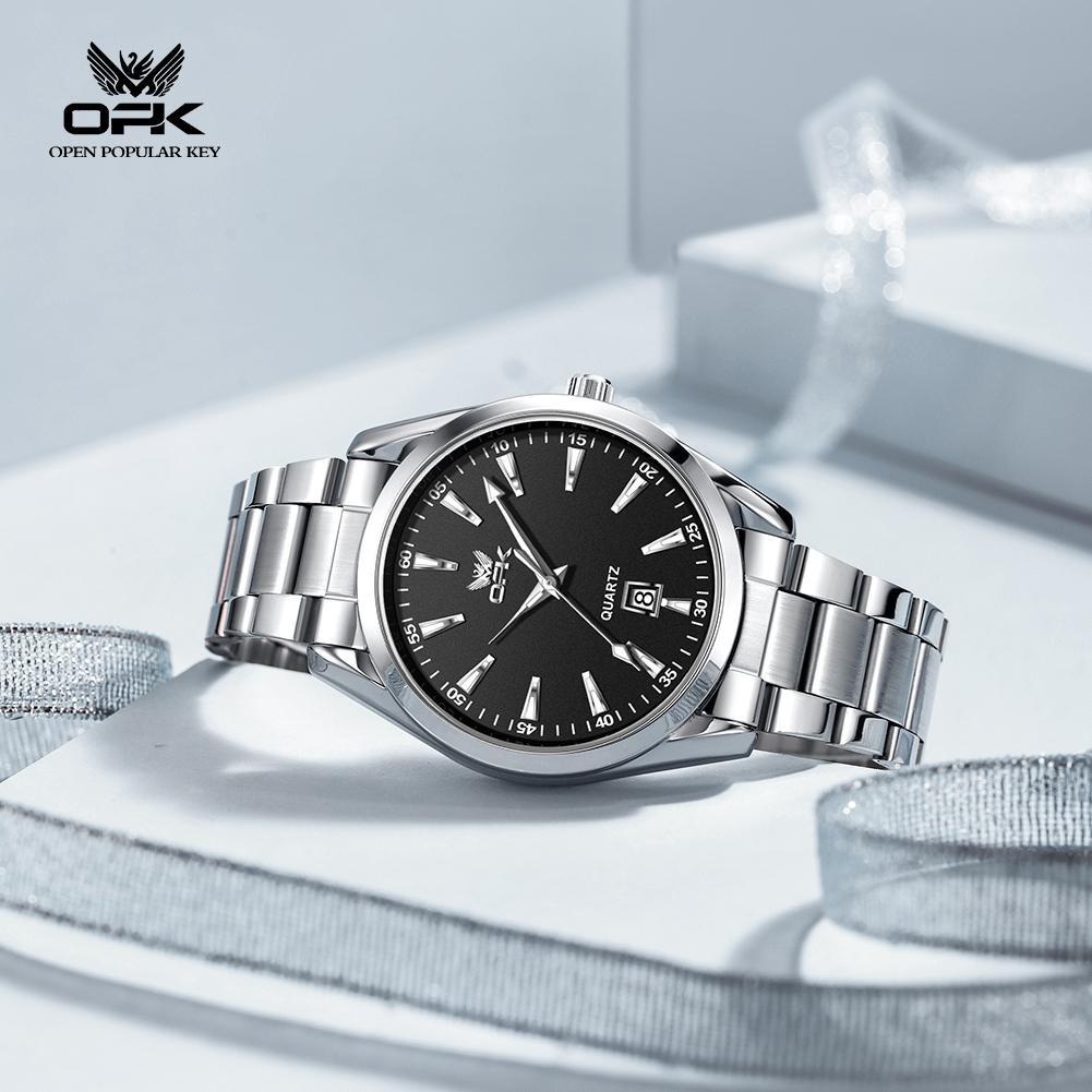 OPK Brand Cross-Border Business Waterproof Single Calendar Quartz Men's Watch 6088