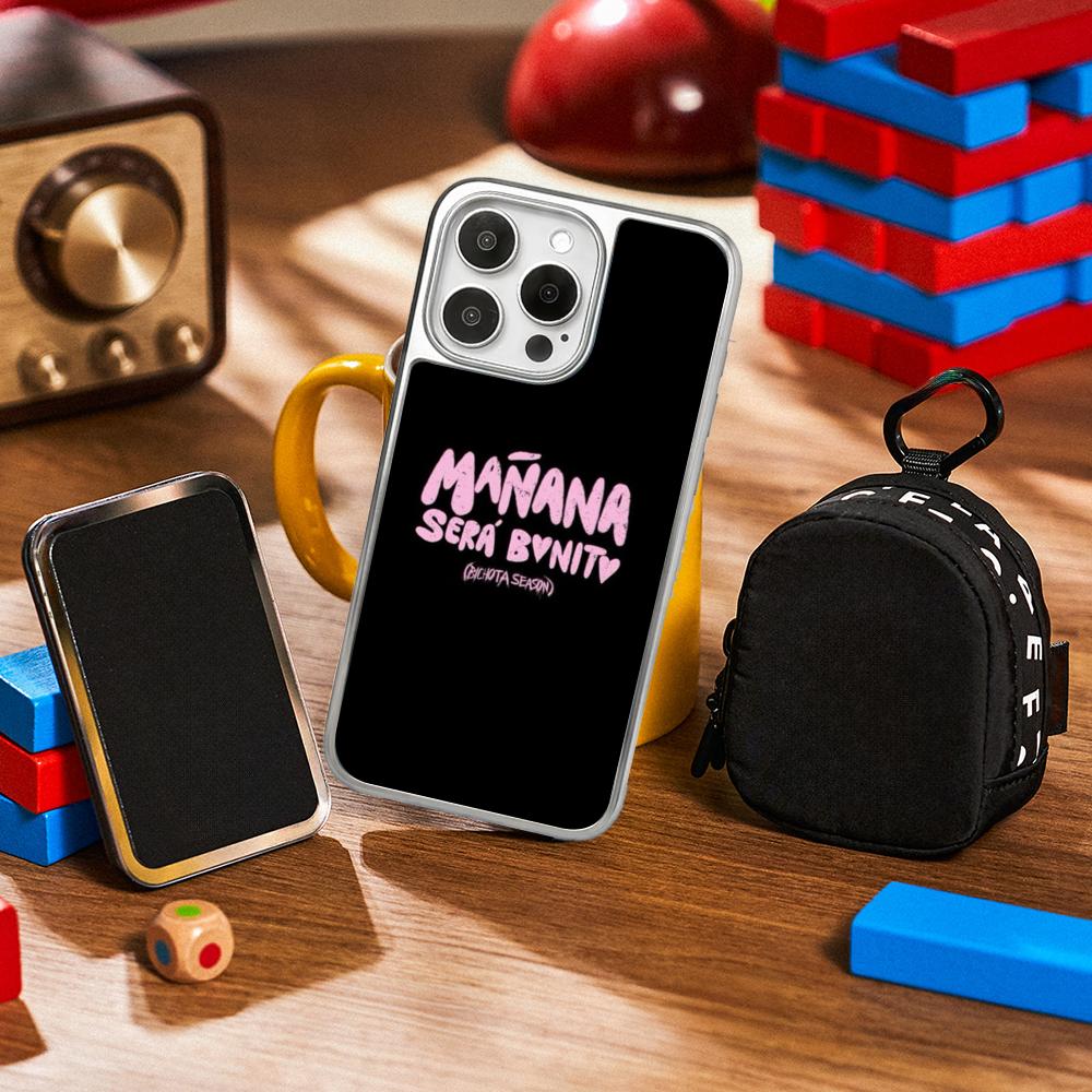 Милый розовый дизайн с узором плаката Manana Чехол для телефона для iPhone 16 15 14 13 12 11 Pro Max Защитный чехол из овчины с серебряным краем