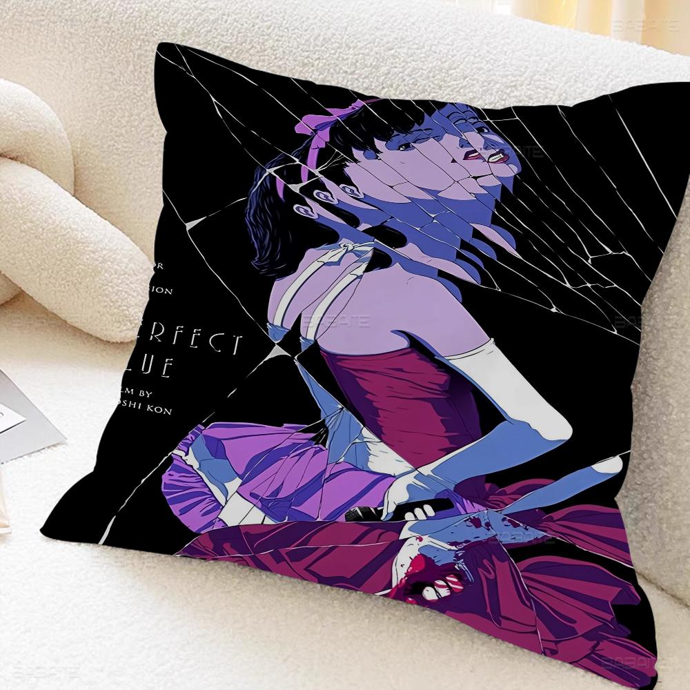 Japan Anime Perfecta Blue Pillow Cover For Bedroom Room And Living Room Sofa Decorative Cushion Cover
