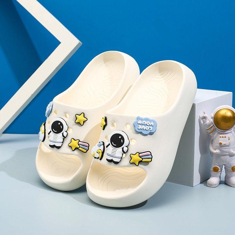 Очаровательные детские тапочки-мини-астронавты, удобные домашние шлепанцы из ЭВА для мальчиков