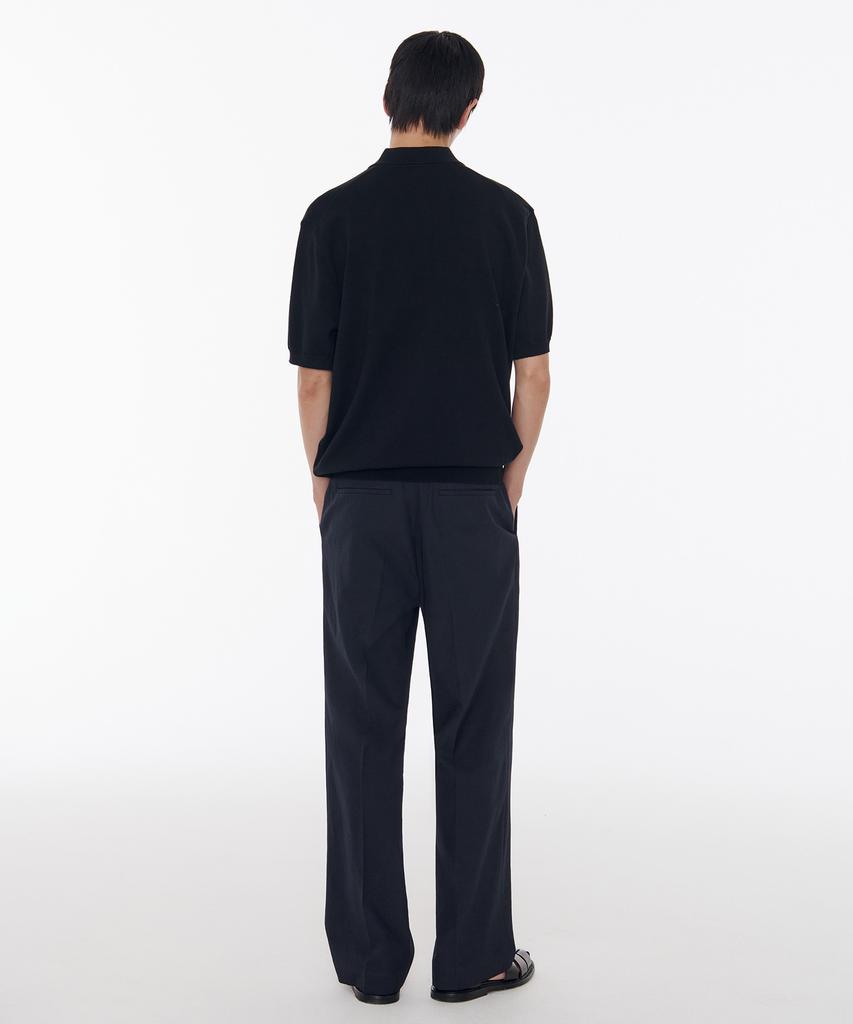 MUSINSA STANDARD Cool Touch To Tuck Wide Hidden Banding Slacks [Navy]