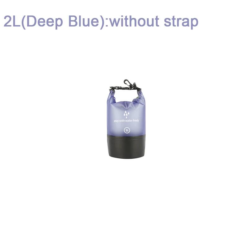 PVC Waterproof Dry Bag 2L/5L/10L/20L Outdoor Diving Foldable Man Women Beach Swimming Bag Rafting River Ocean Backpack