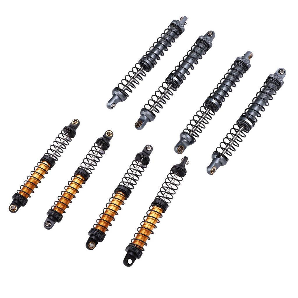 4pcs 110mm RC Shock Absorber Damper Dual Stage Spring Shocks for 1/10 RC Crawler Car Upgrade Parts