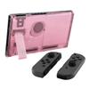 eXtremeRate DIY Back Housing Shell for Switch Console with Kickstand Shell Not Included - Joy-Con [Cherry Pink]