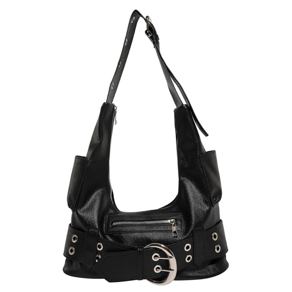 Spicy Girl Rivet Shoulder Bag Punk Style Underarm Bag Trendy Y2k Underarm Bag Lady
