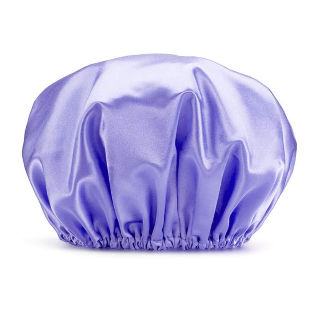 Reusable Bath Hair Cap Thickened Double Drying Hair Cap New Waterproof Shower Caps  for Women