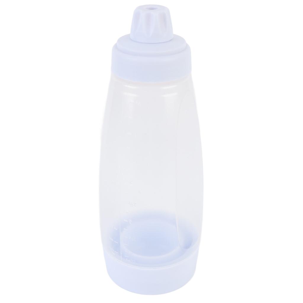 Бутылка-дозатор для теста для блинов с шариком для смешивания, венчиком и функцией сжатия, кухонный шейкер для выпечки, 1000 мл