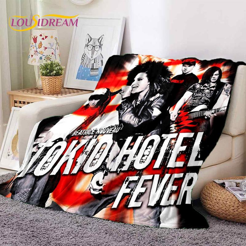 3D Покрывало Tokio Hotel Билл Каулитц, Мягкое Фланелевое Одеяло, Плед, Удобное Одеяло для Пикника, Кровати, Дивана, Дома, Спальни