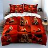 Blonde Girl with Black Balloons Bedding Duvet Cover Set Duvet Cover Pillowcases  (1*Duvet Cover 2*Pillowcases, without duvet insert)