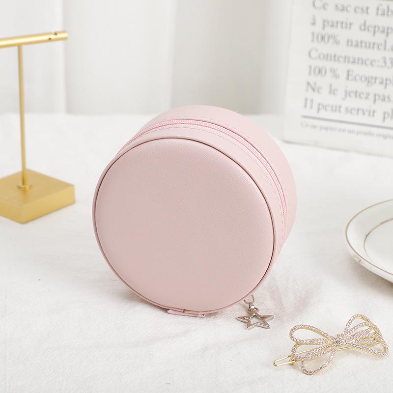 Элегантная коробка для хранения украшений – Круглая подарочная упаковка для серег, ожерелий и пуссет