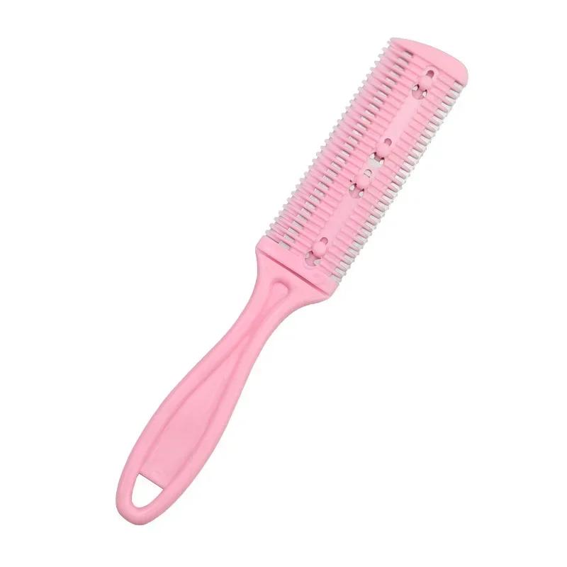 1 шт. Расческа для стрижки волос, щетка для волос с лезвиями, триммер для волос, инструменты для стрижки и филировки, парикмахерская, салон для волос, инструменты для укладки, расческа