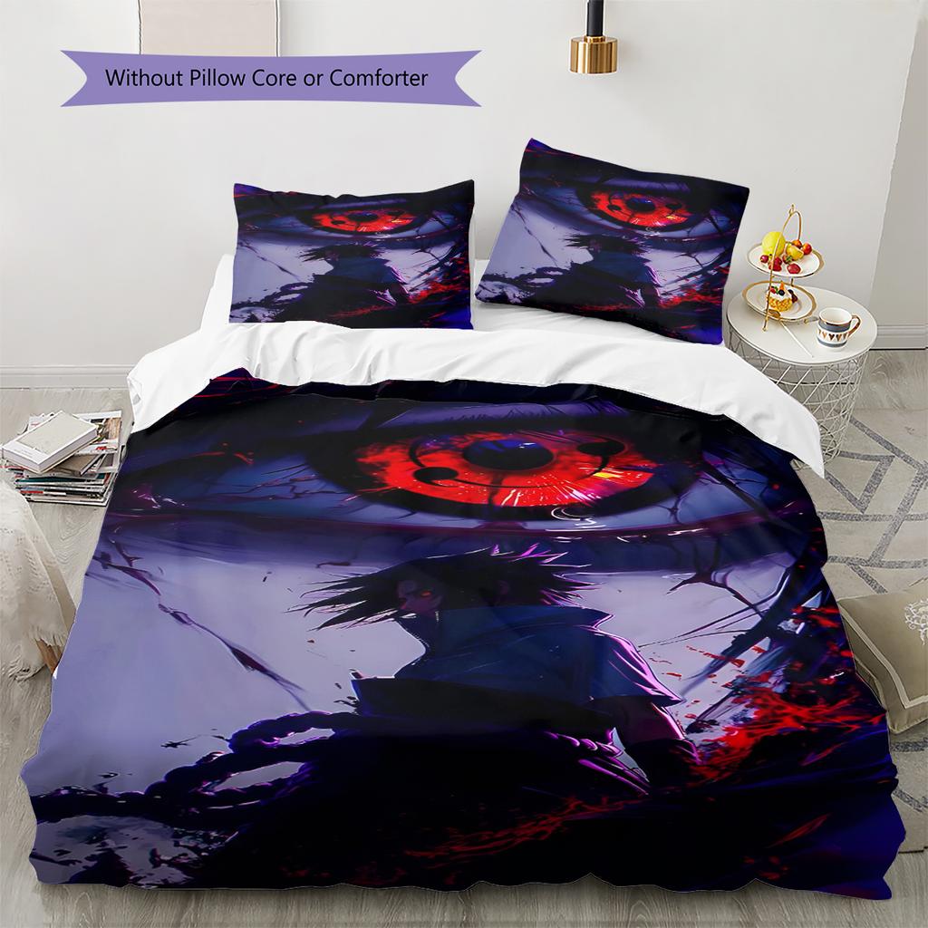 Мультяшный Узор Комплект Постельного Белья Одеяло Пододеяльник Наволочка Домашний Декор Подарок на День Рождения (1 пододеяльник + 2 наволочки, без наполнителя)