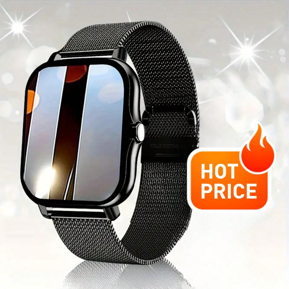 2025 Smart Watch - 1.83" Screen Bluetooth Call Waterproof Sleep Monitor Pedometer for iPhone Android